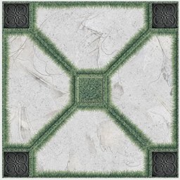 The 5214 tile face, close up