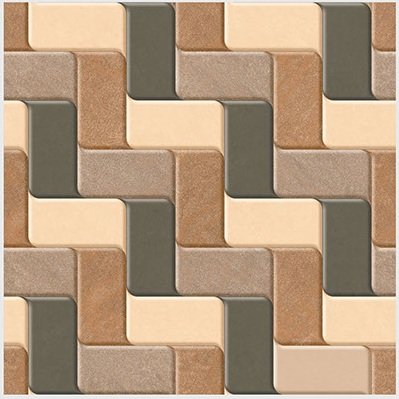 The 5307 tile face, close up