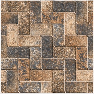 The 5327 tile face, close up