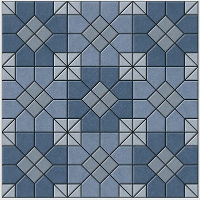 The 5604 tile face, close up