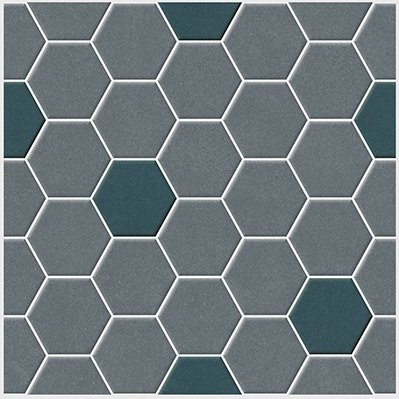 The 5702 tile face, close up