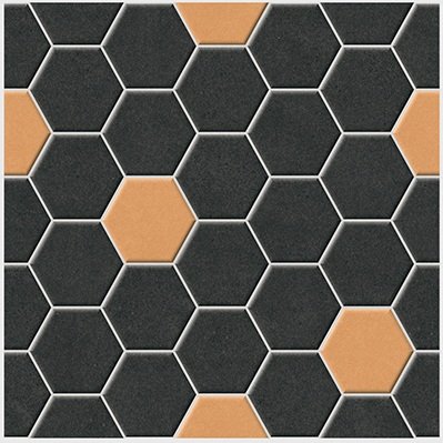 The 5703 tile face, close up