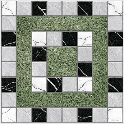 The 5807 tile face, close up