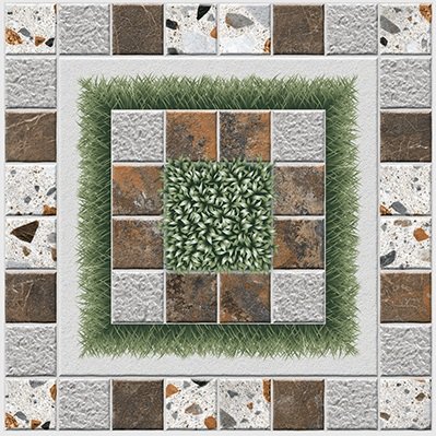 The 5808 tile face, close up