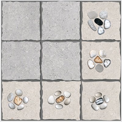The 5905 tile face, close up