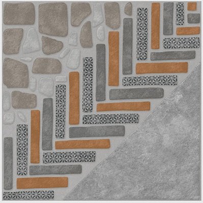 The 6102 tile face, close up