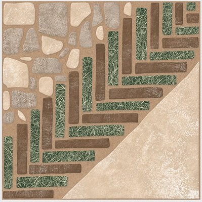 The 6103 tile face, close up