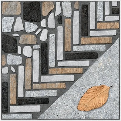 The 6106 tile face, close up