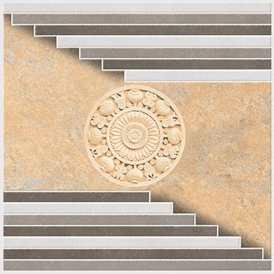 The 6204 tile face, close up