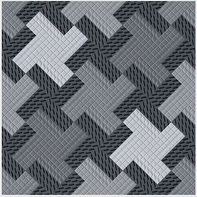 The 6408 tile face, close up