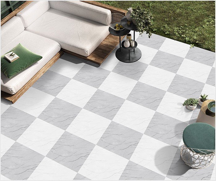 Etara design 1002-DK laid as a floor