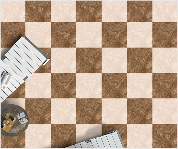 Etara design 1006-DK laid as a floor