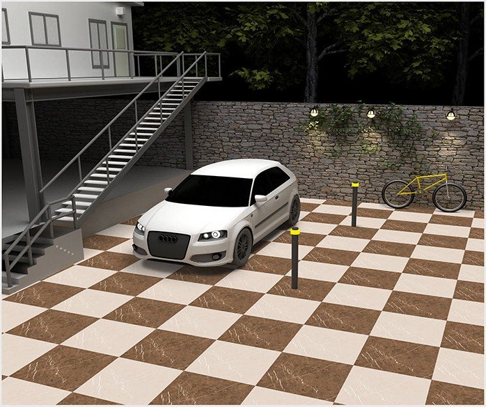 Etara design 1011-LT laid as a floor