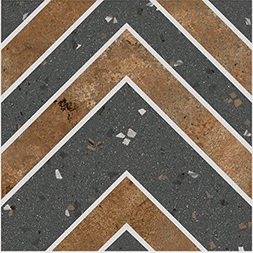The 1014 tile face, close up