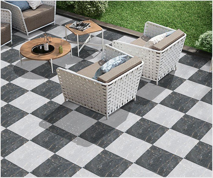 Etara design 1023-DK laid as a floor