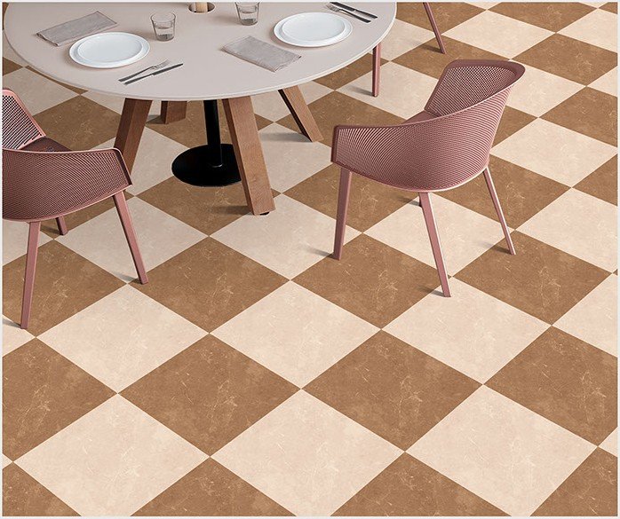 Etara design 1026-DK laid as a floor