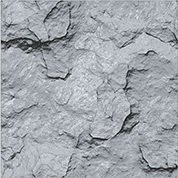 The 1027-DK tile face, close up