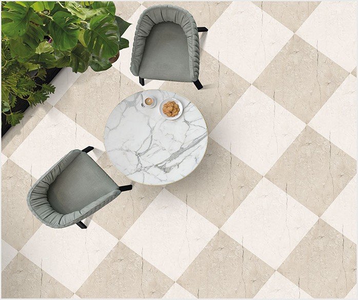 Etara design 1035-LT laid as a floor