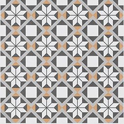 The 1057 tile face, close up